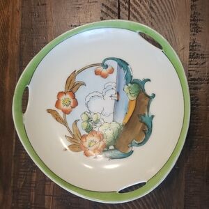 Vintage Noritake handpainted island  dish